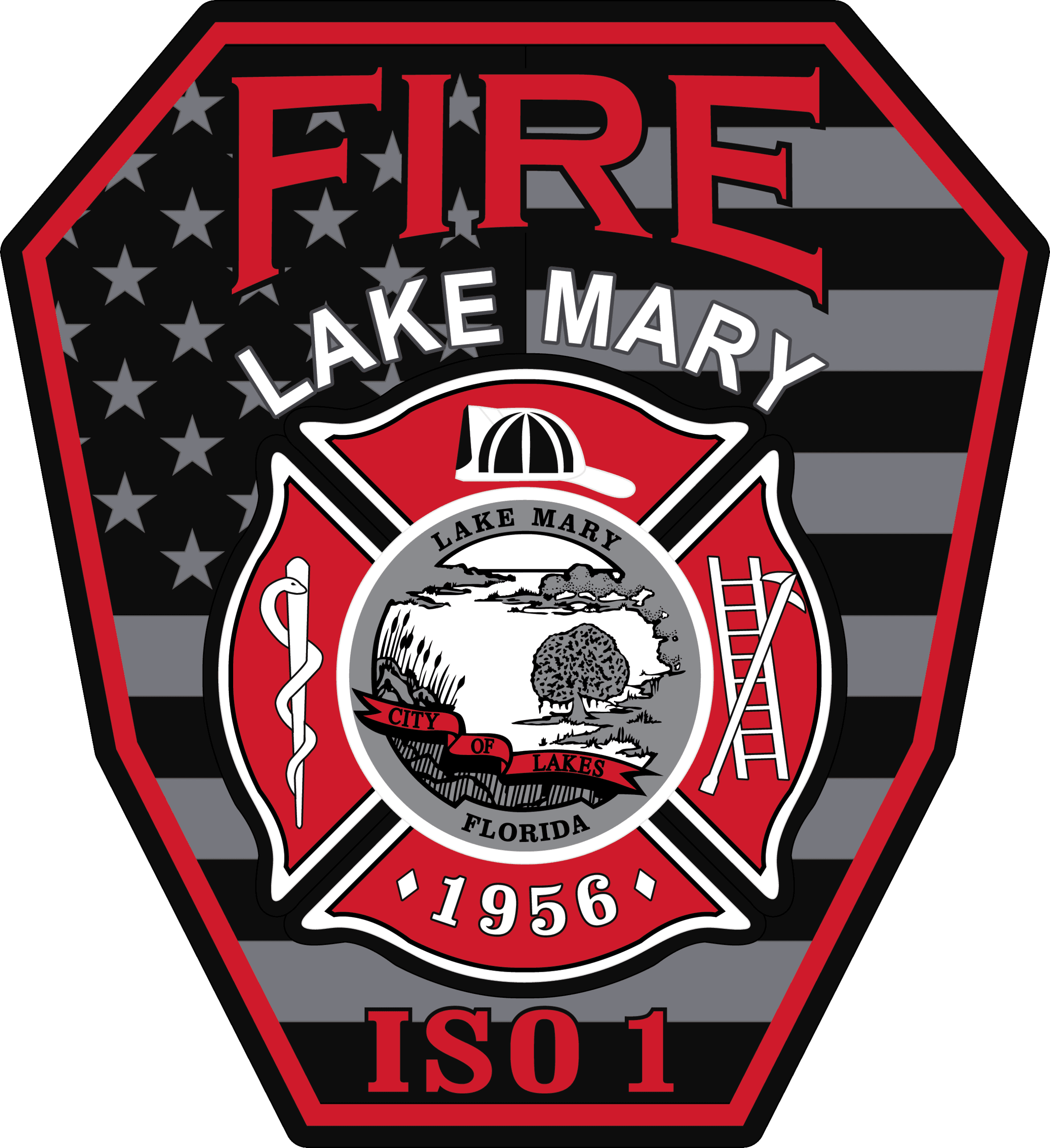 New ISO Patch Logo - Lake Mary Fire Department 2024