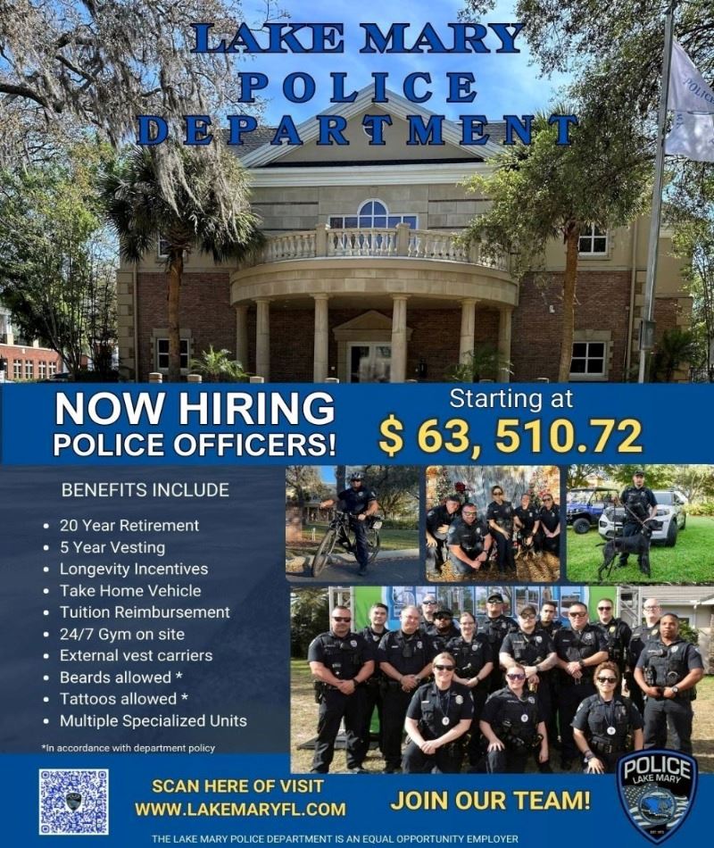 2025 Now hiring Police Officers! (1080 x 1350 px)