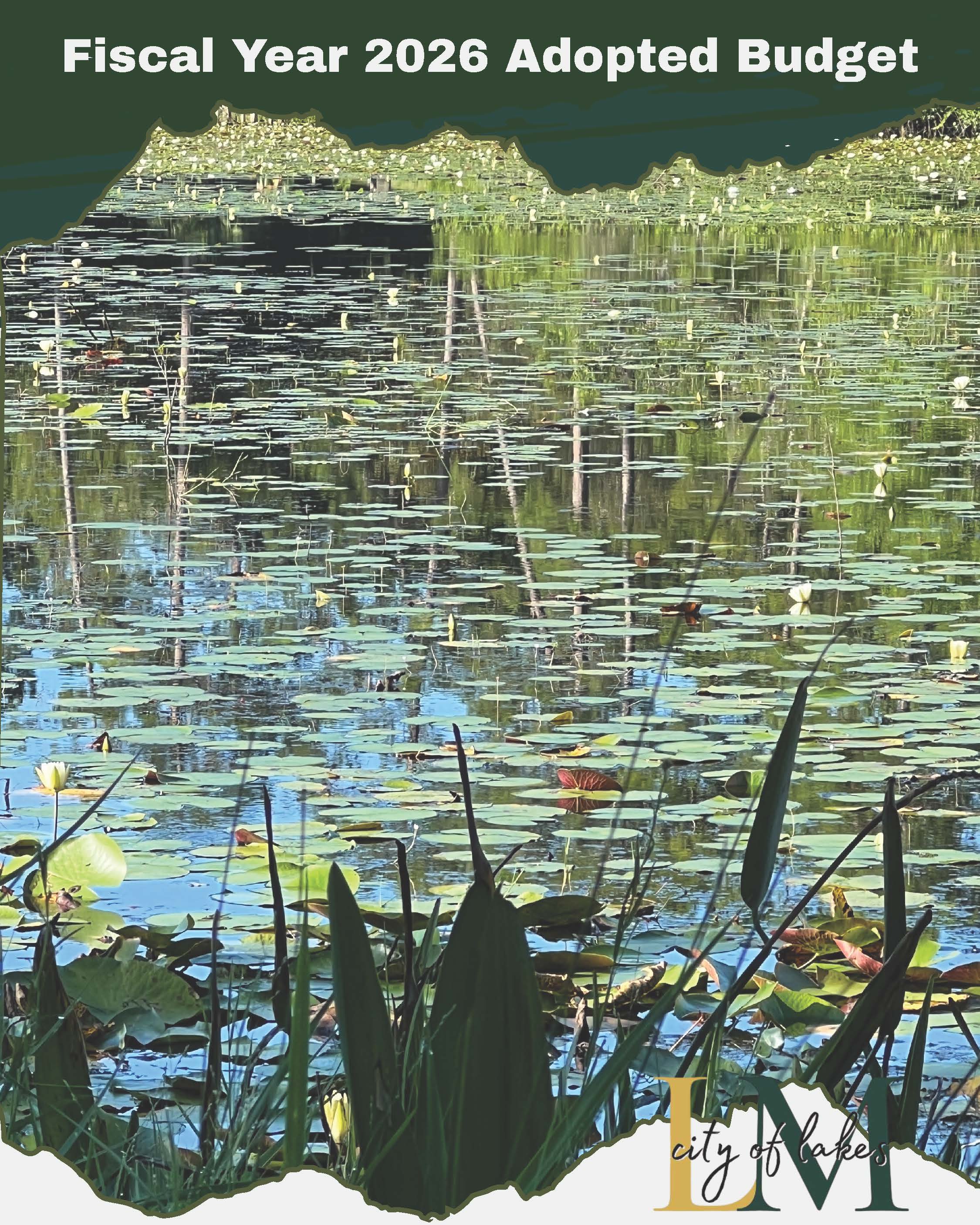 FY 2026 Adopted Budget Cover